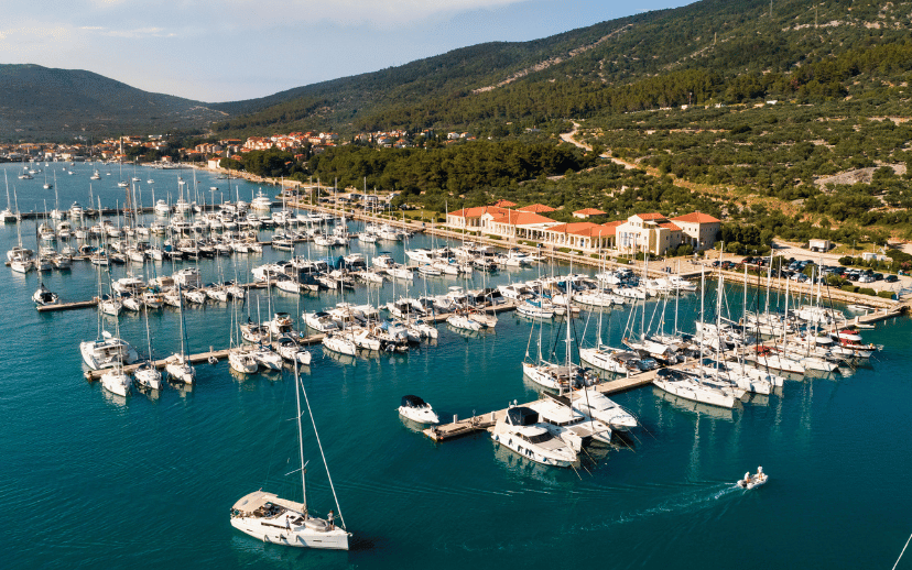 ACI marina Cres drone view