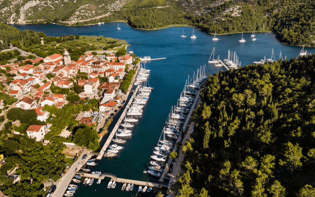 ACI marina Skradin Drone Panorama