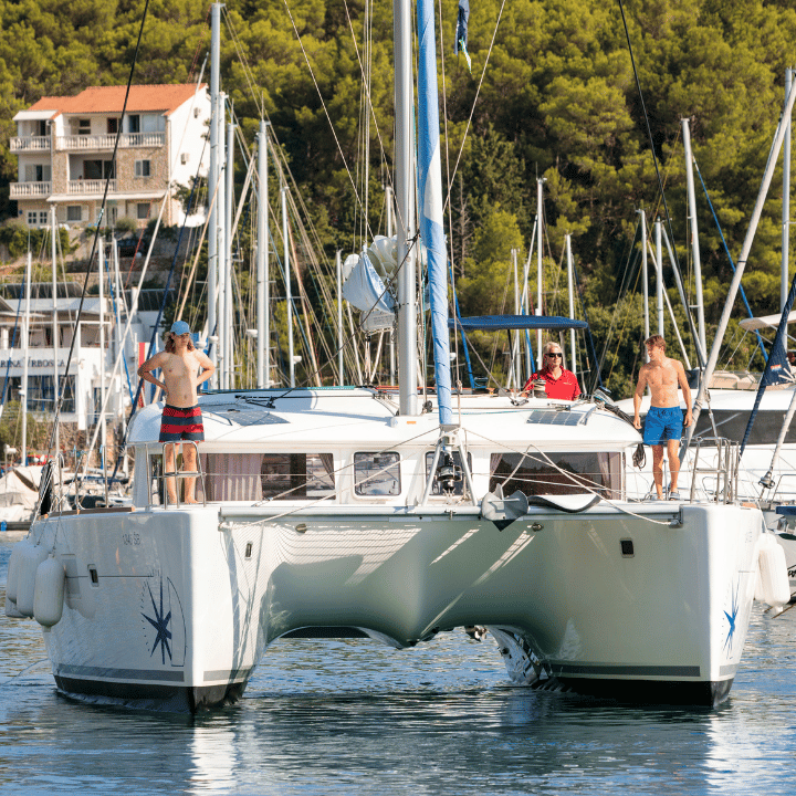 ACI marina Vrboska catamaran