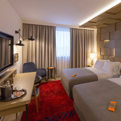 Hotel Canopy by Hilton Double Bedroom