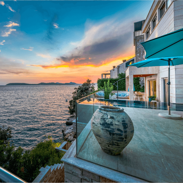 Vila Casa del Mare – Adriatic Concierge Balcony View