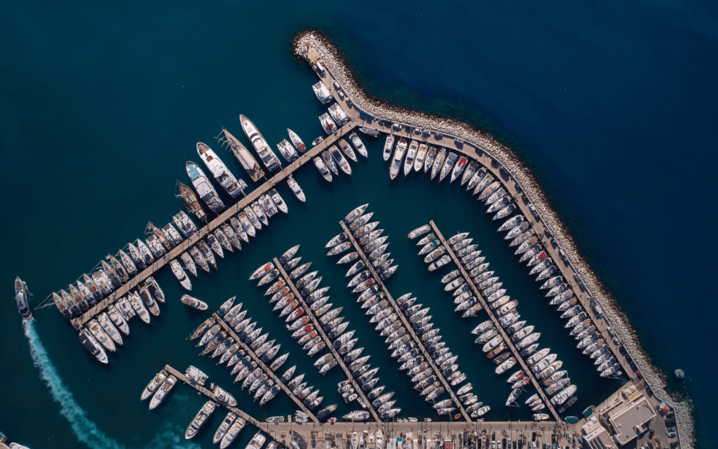 ACI marina Split View From Above
