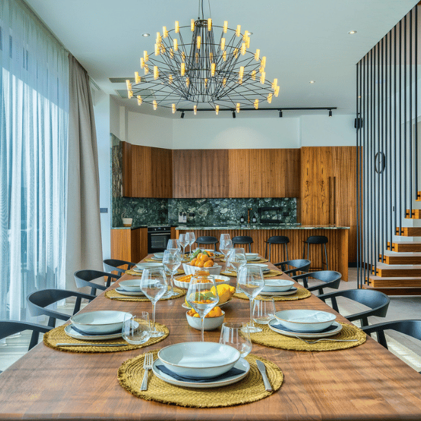 Villa Allina Dining Area