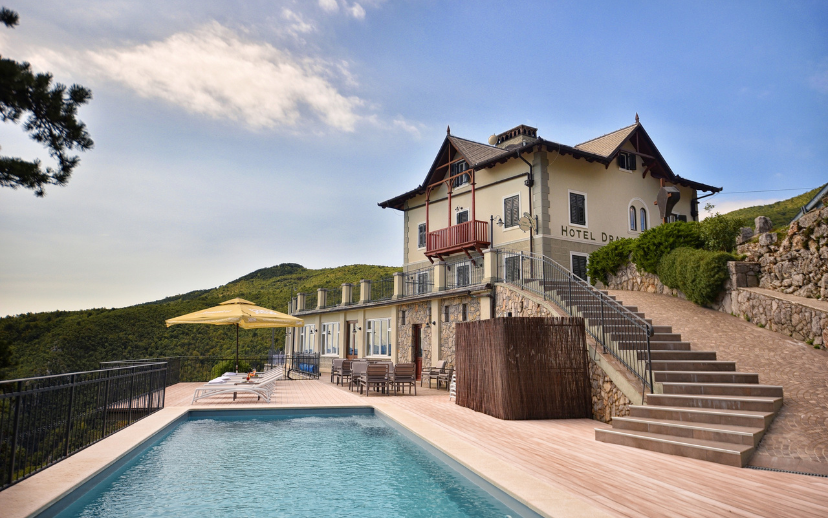 Boutique Hotel Draga di Lovrana Poolside