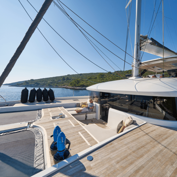 Adriatic Sailing yacht deck