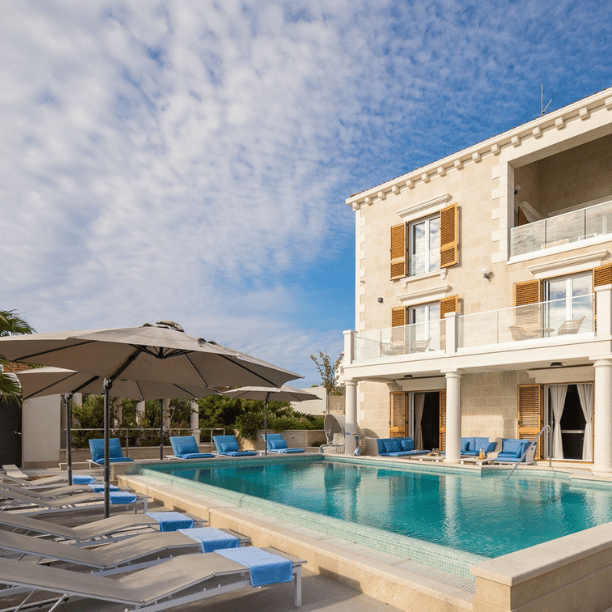 Luxury Villa Castello Rogoznica Pool