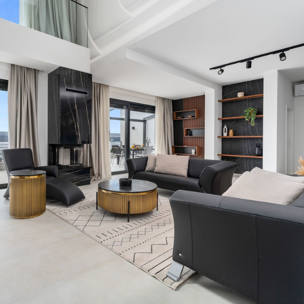 Luxury Villa Euphorica Living Area