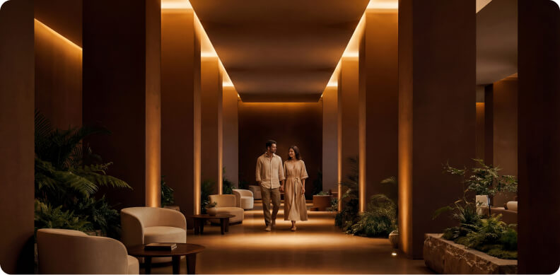 Hotels category image on the homepage